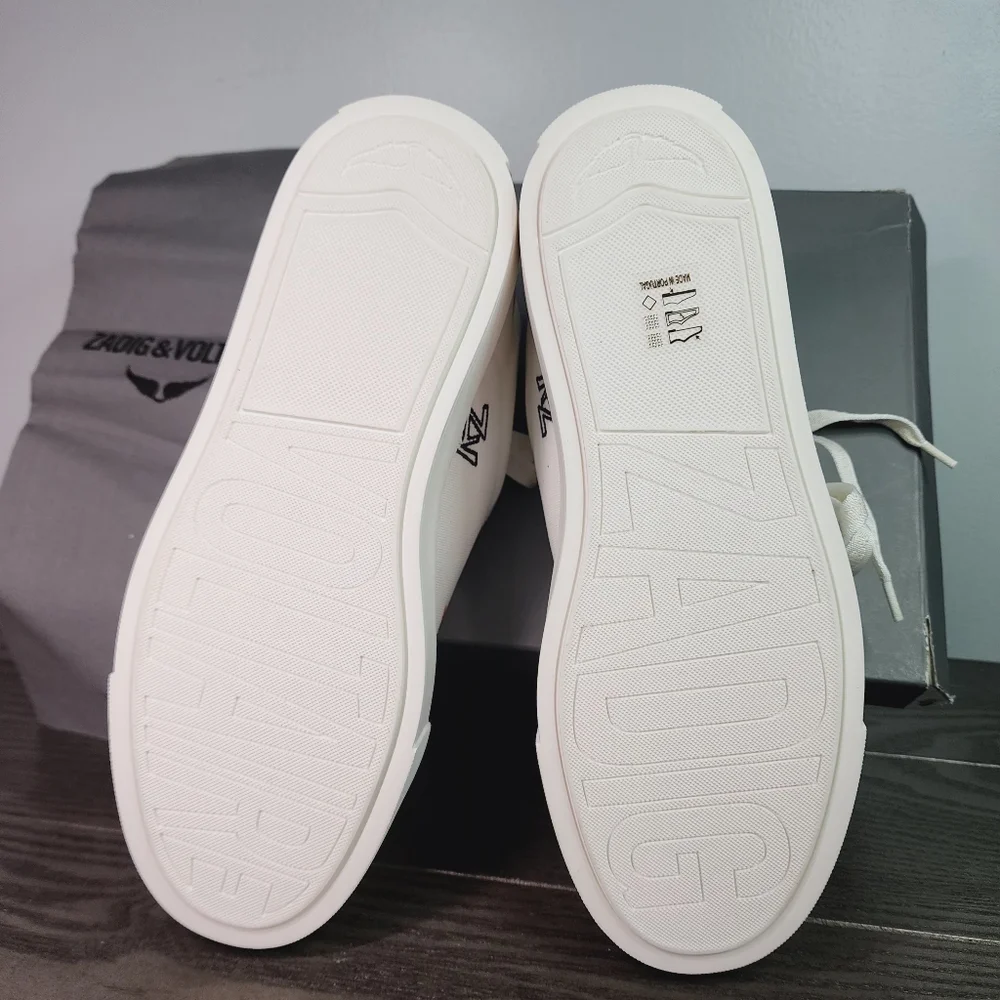 New Zadig & Voltaire Embroidered Sneakers - Picture 9 of 10